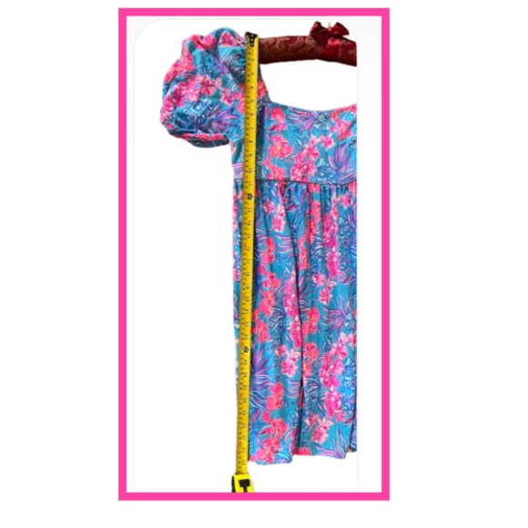 LILY PULITZER cotton dress size 4 beautiful floral print - Picture 5 of 9